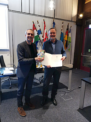 Aus der Stadtratssitzung vom 24. Februar 2026 Foto Ehrung Dr. Sengl